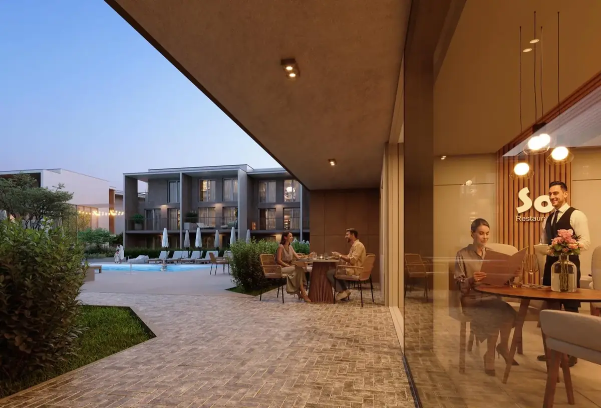 Wizualizacja osiedla SO!RESORT wśród zieleni