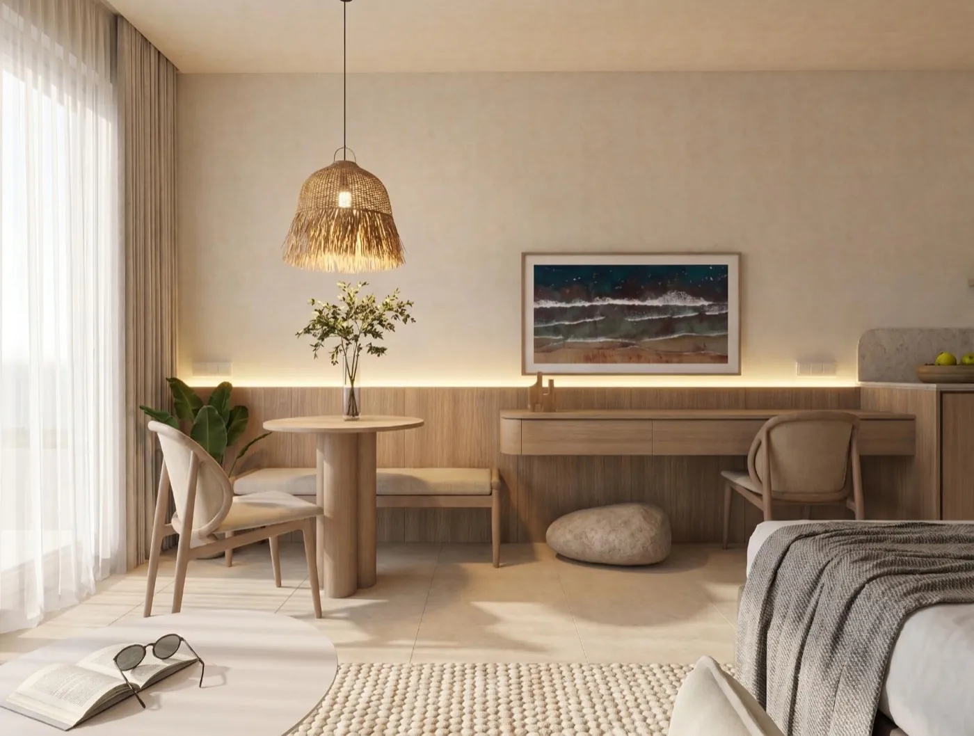 Strefa dzienna apartamentu