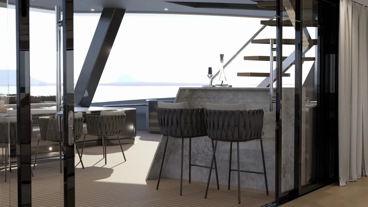 Wnętrze jachtu Moon Yacht